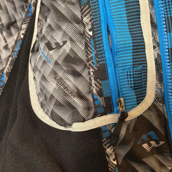 Morrow Blue Waterproof Snowboard Ski Jacket Men's L Insulated, Vented, Hooded - Picture 11 of 13